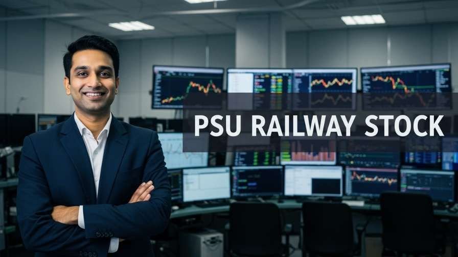 PSU Railway stock jumps 14 Percente Up