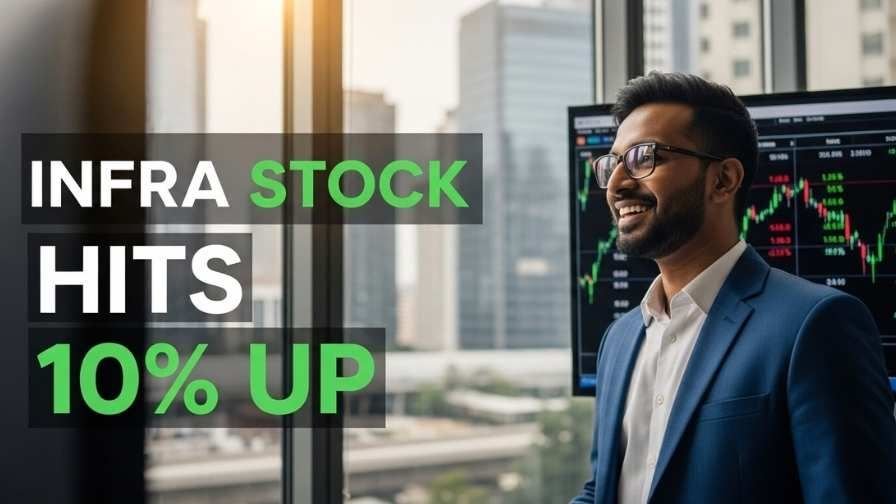 With 9k Cr Order Book Infra Stock Rised 10 Percente Up